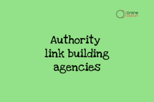 A green color featured image of blog Link building agencies in 2026